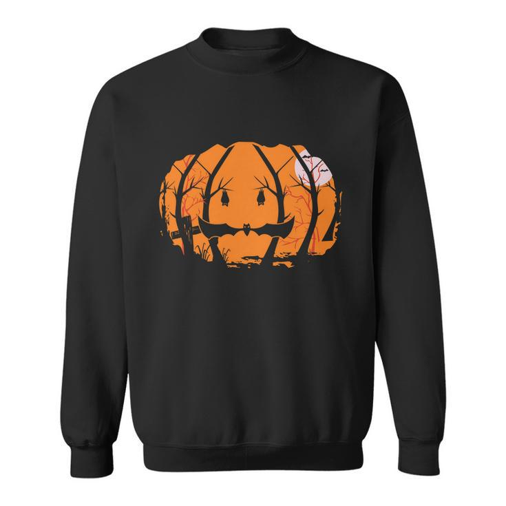 Pumpkin Bat Funny Halloween Quote Sweatshirt