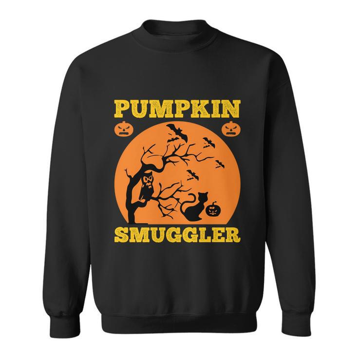 Pumpkin Smuggler Funny Halloween Quote Sweatshirt