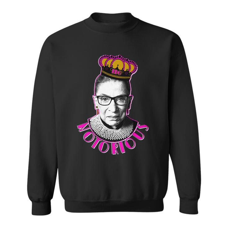 Queen Notorious Rbg Ruth Bader Ginsburg Tribute Sweatshirt