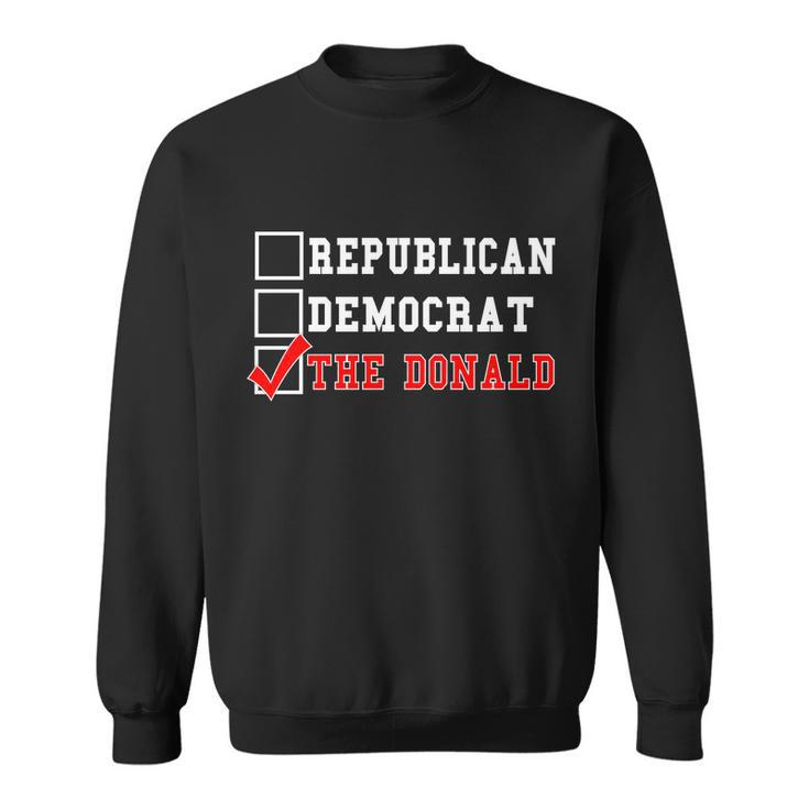 Republican Democrat Donald Trump Tshirt Sweatshirt