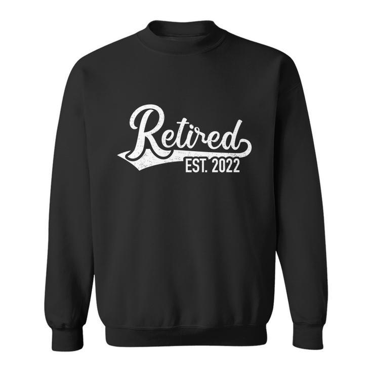 Retired 2022 Gift Graphic Design Printed Casual Daily Basic V2 Sweatshirt