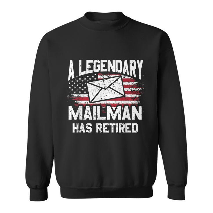 Retired Postal Worker Mailman Postman Post Office V2 Sweatshirt