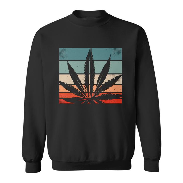 Retro Cannabis Sweatshirt