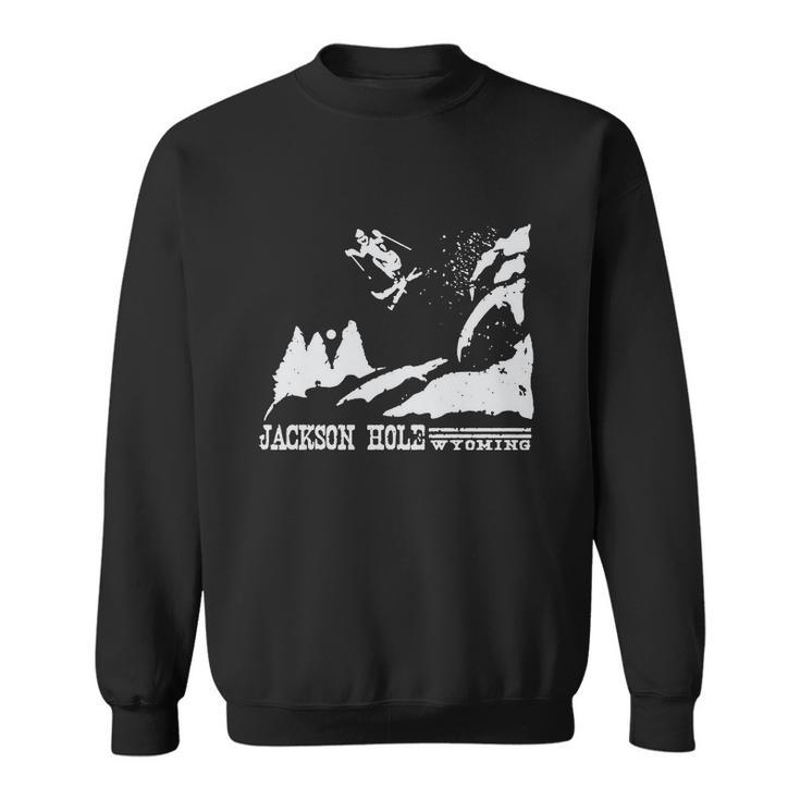 Retro Ski T Shirt Jackson Hole Wyoming Skiing T Shirt Vintage Ski Resort T Shirt Sweatshirt