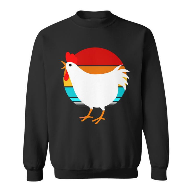 Retro Vintage Chicken V2 Sweatshirt