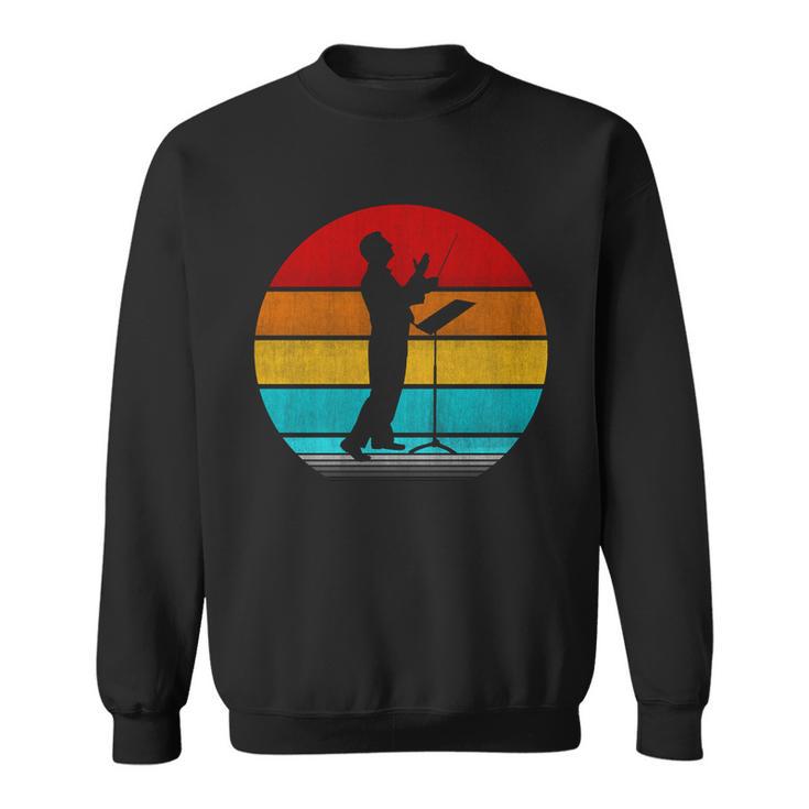 Retro Vintage Music Conductor Sweatshirt