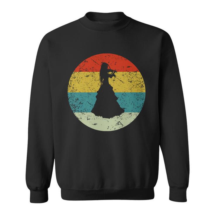 Retro Vintage Viloinist Sweatshirt