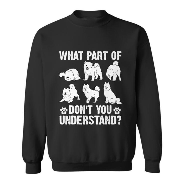 Samoyed Character For Dog Owner Funny Sweatshirt