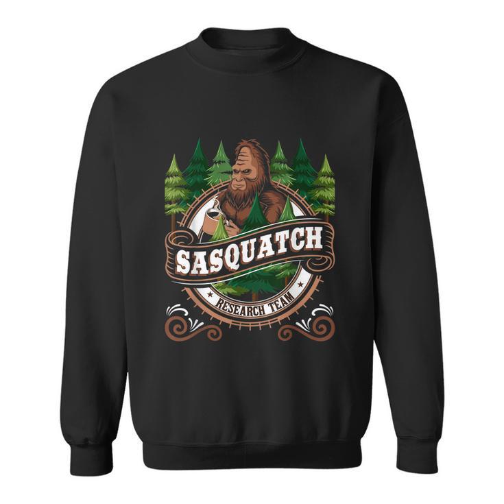 Sasquatch Research Team Funny Bigfoot Fan Sweatshirt