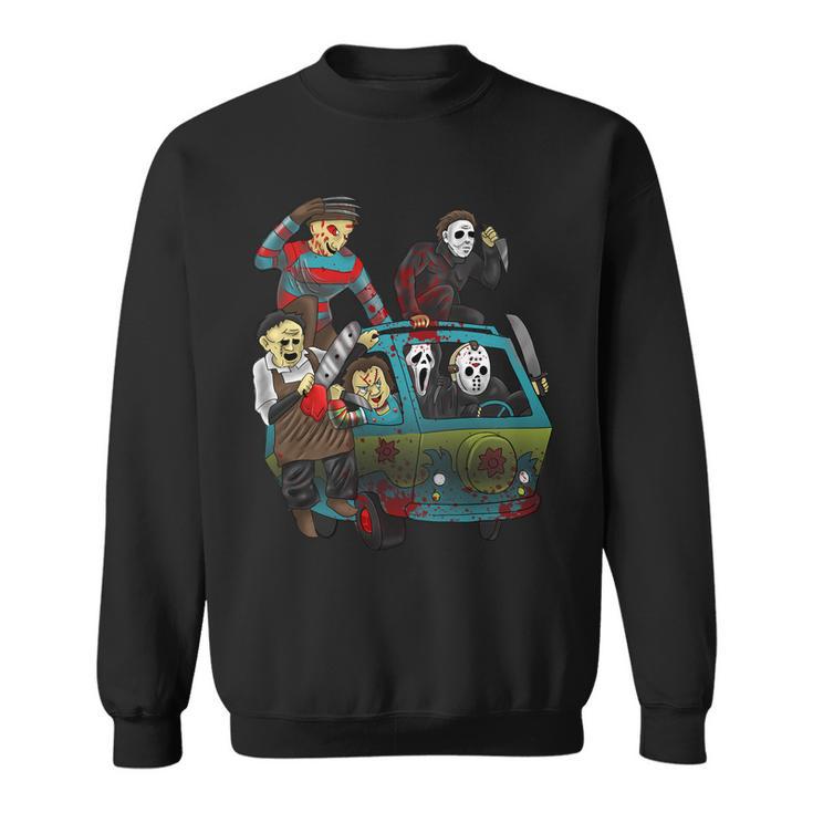 Scary Holocaust Machine Van Movie Characters Tshirt Sweatshirt