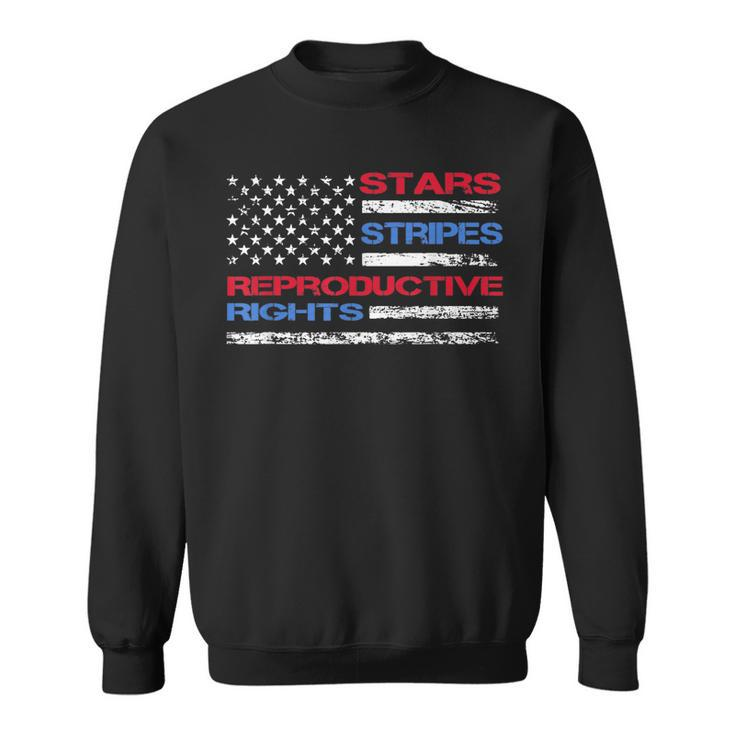 Stars Stripes & Reproductive Rights 4Th Of July Equal Rights  Sweatshirt