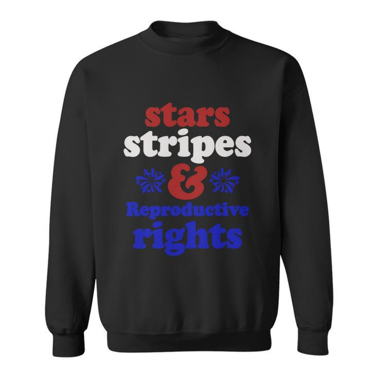 Stars Stripes Reproductive Rights Gift V6 Sweatshirt