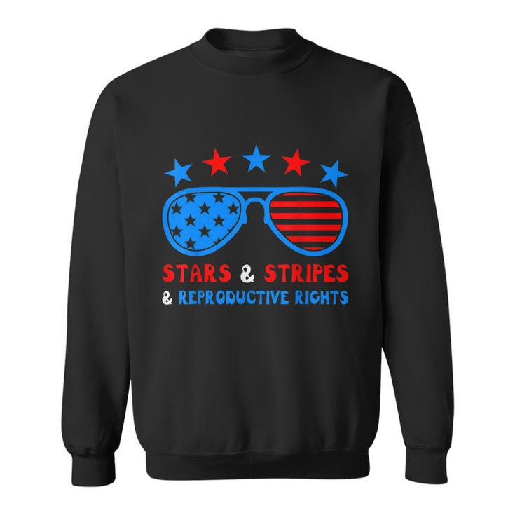 Stars Stripes Reproductive Rights Patriotic 4Th Of July V3 Sweatshirt