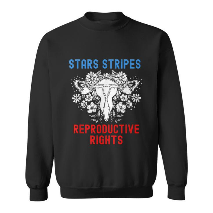 Stars Stripes Reproductive Rights Patriotic 4Th Of July V4 Sweatshirt