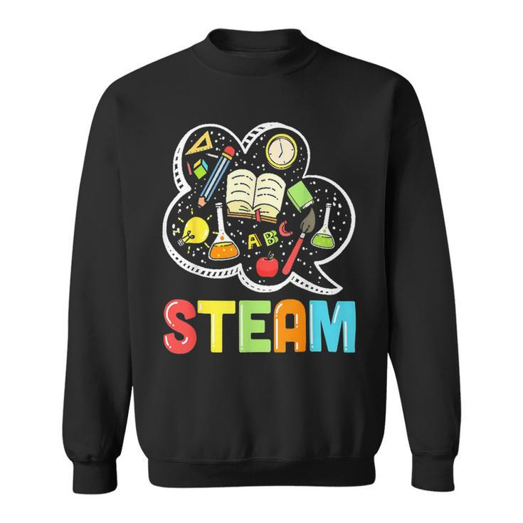Steam Teacher And Student Back To School Stem Tee Sweatshirt