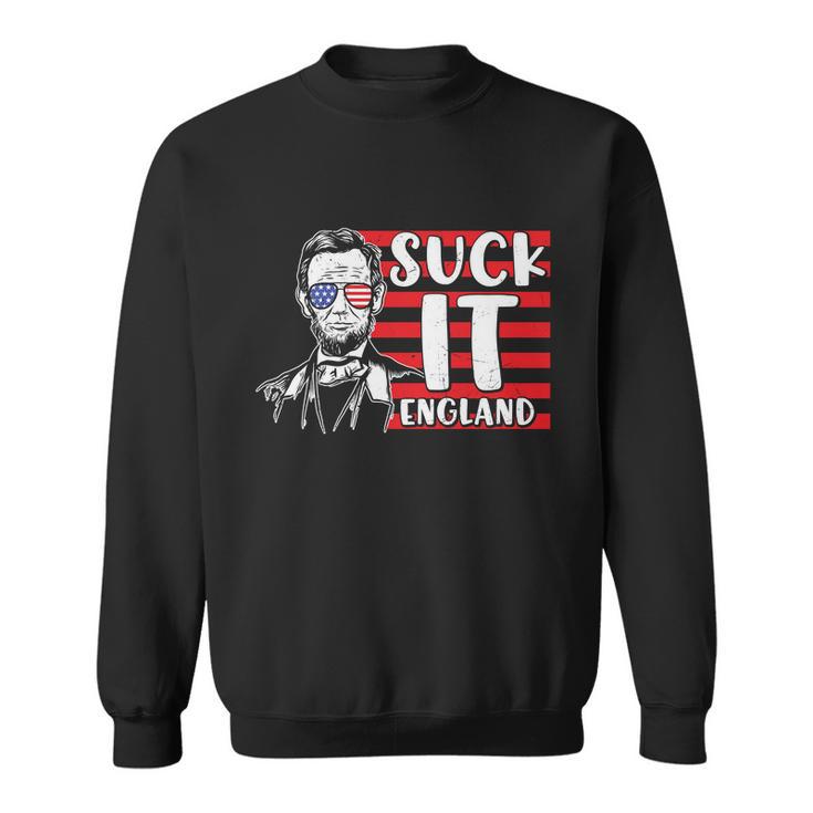 Suck It England Funny Biden 4Th Of July Sweatshirt