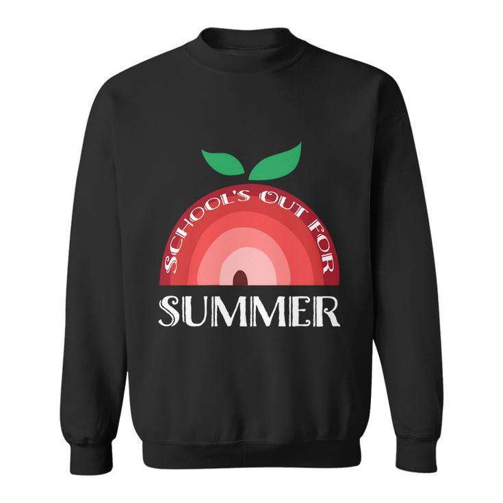 Summer Break 2022 Retro Summer Break Schools Out For Summer Funny Gift Sweatshirt