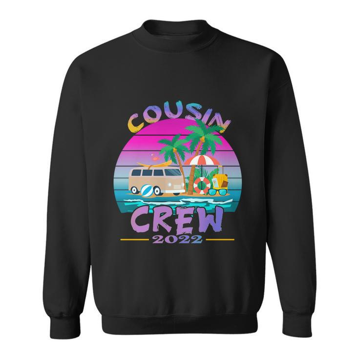 Sunset Cousin Crew Vacation 2022 Beach Cruise Family Reunion Cute Gift Sweatshirt