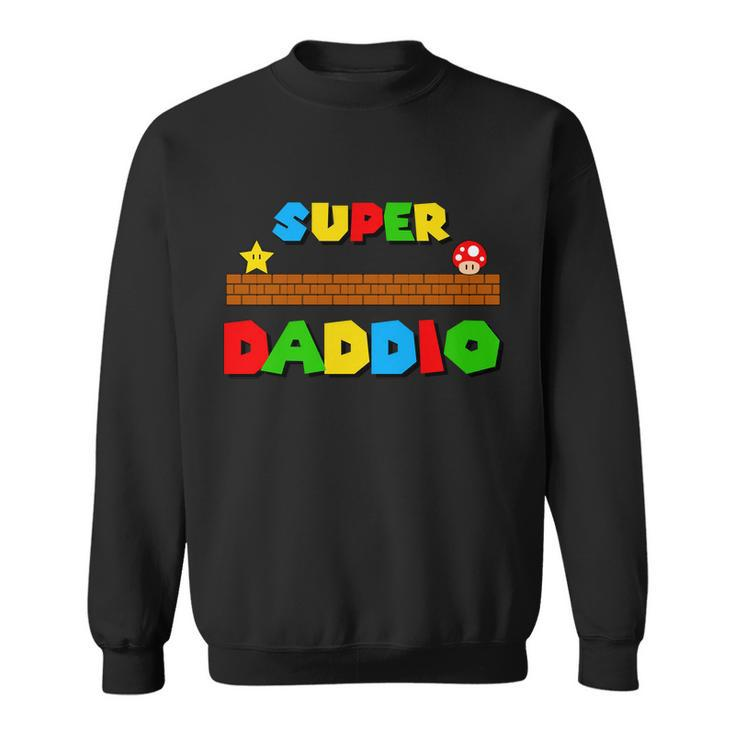 Super Daddio Retro Video Game Tshirt Sweatshirt