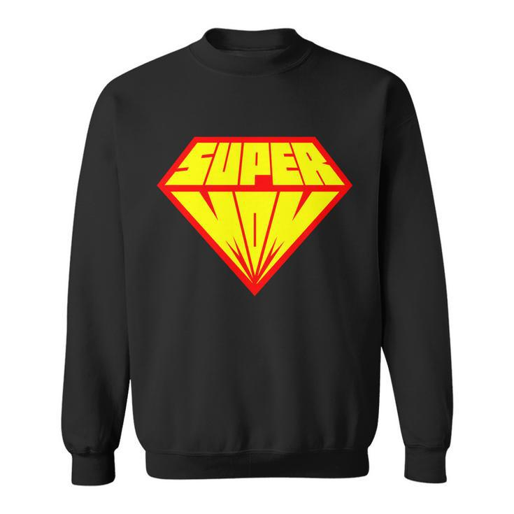 Supermom Super Mom Crest  Sweatshirt