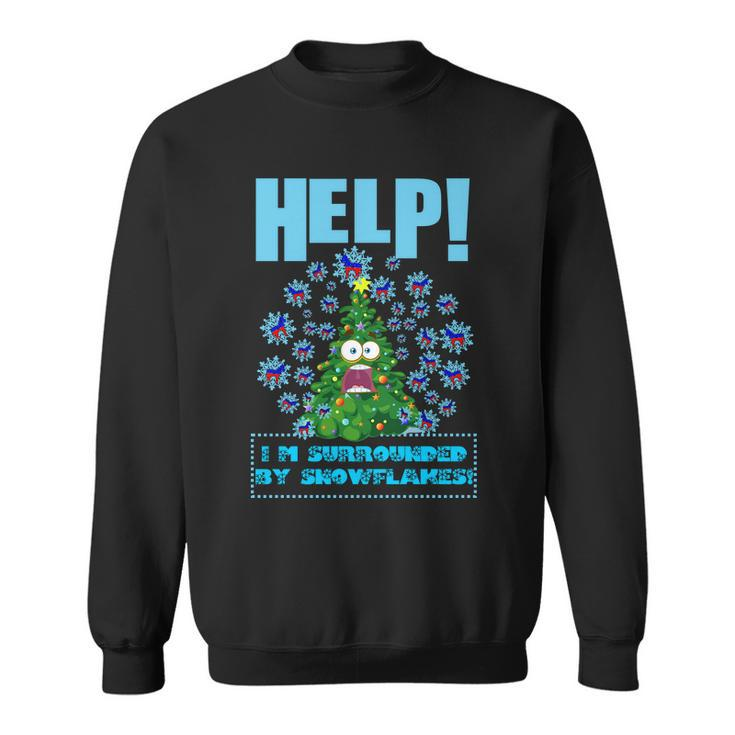 Surrounded By Snowflakes Sweatshirt