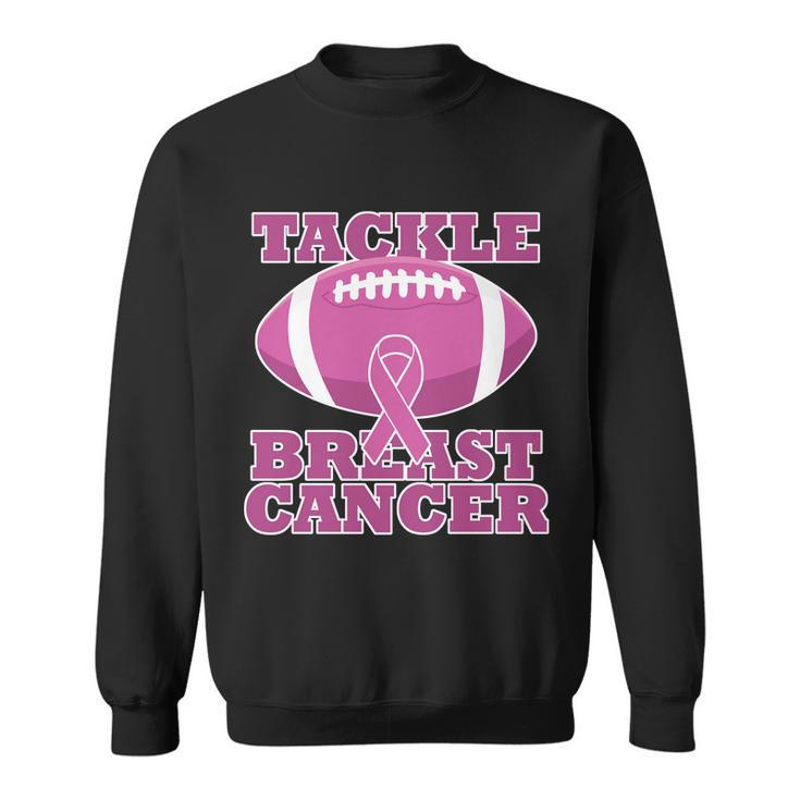 Tackle Breast Cancer Awareness Football Sweatshirt