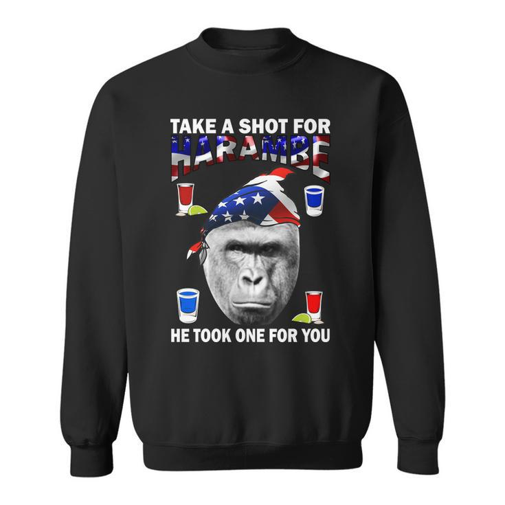 Take A Shot For Harambe Tshirt Sweatshirt