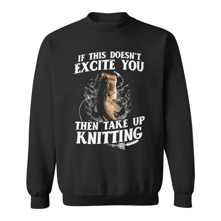 Take Up Knitting Sweatshirt