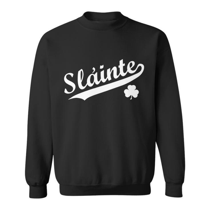 Team Slainte Irish Clover St Patricks Day Sweatshirt