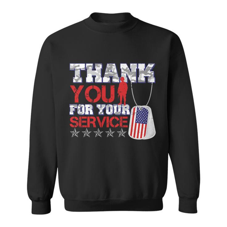 Thank You For Your Service Veterans Day Sweatshirt
