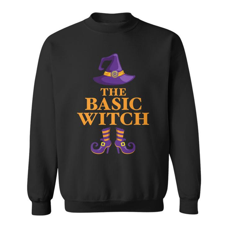 The Basic Witch Halloween Gift Party Sweatshirt