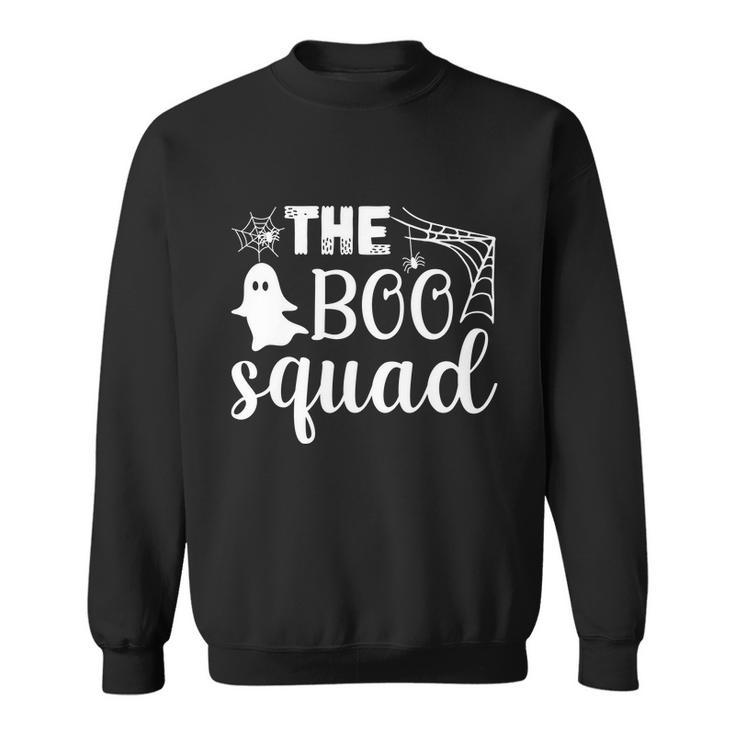 The Boo Squad Funny Halloween Quote Sweatshirt