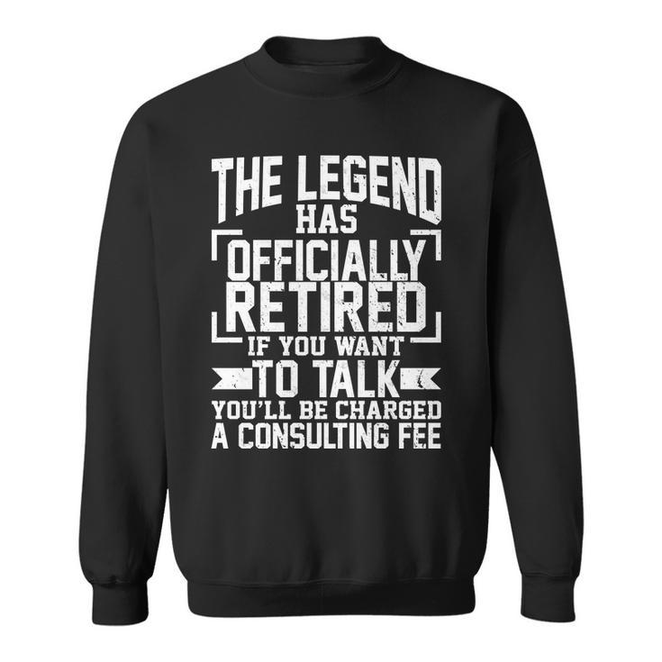 The Legend Has Officially Retired Tshirt Sweatshirt