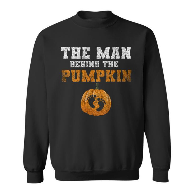 The Man Behind The Pumpkin Sweatshirt