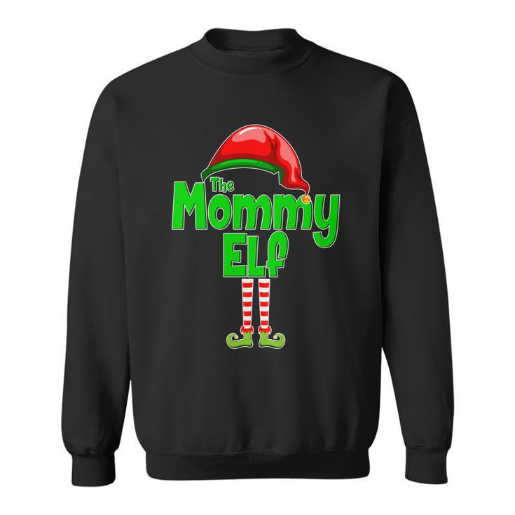 The Mommy Elf Christmas Tshirt Sweatshirt