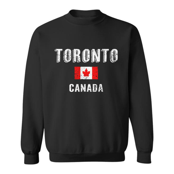 Toronto Canada Retro Vintage National Pride Gift Souvenir Gift Sweatshirt