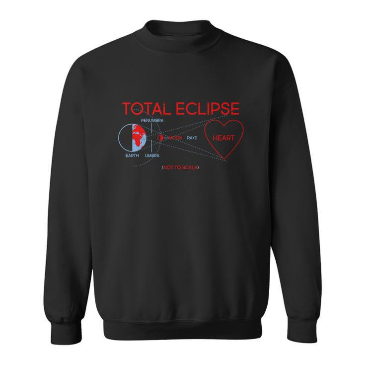 Total Eclipse Of The Heart Design Sweatshirt