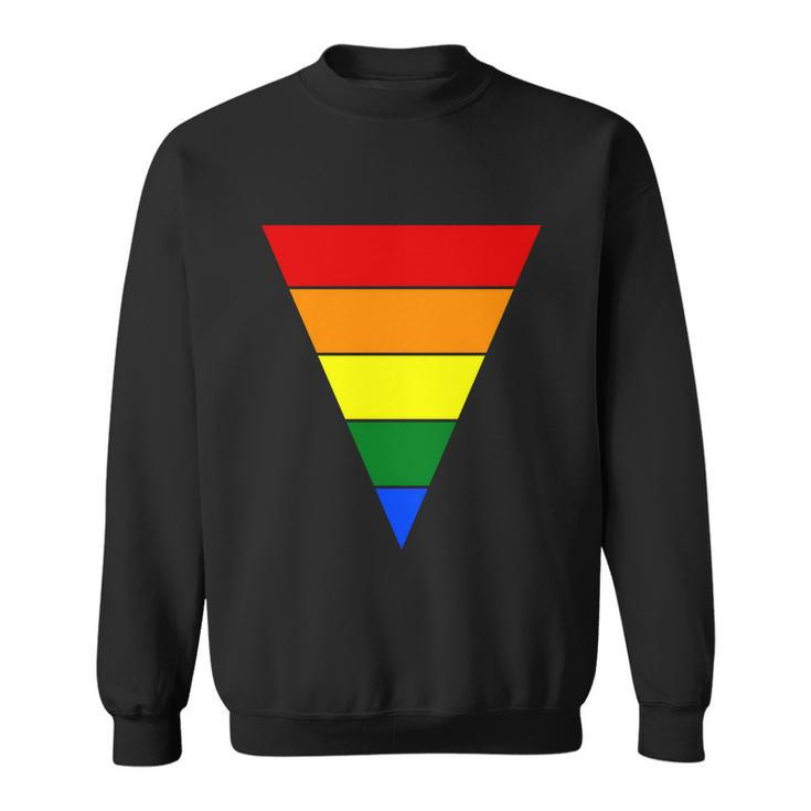 Triangular Lgbt Gay Pride Lesbian Bisexual Ally Quote V2 Sweatshirt