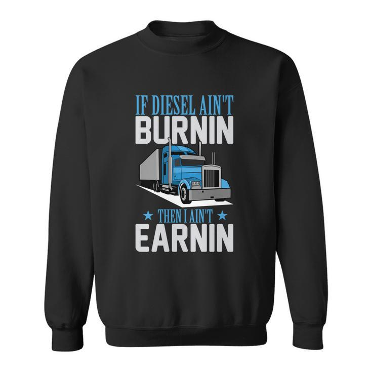 Truck Driver Funny Trucker Semicute Gifttrailer Truck Gift Sweatshirt