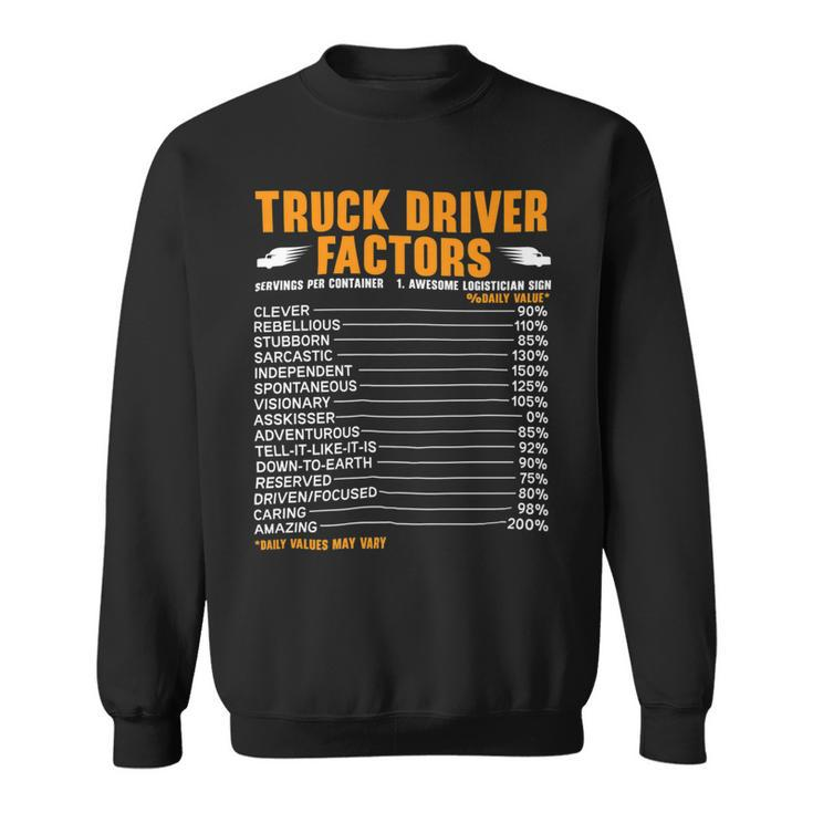 Trucker Truck Driver Trailer Truck Trucker Vehicle Jake Brake Sweatshirt