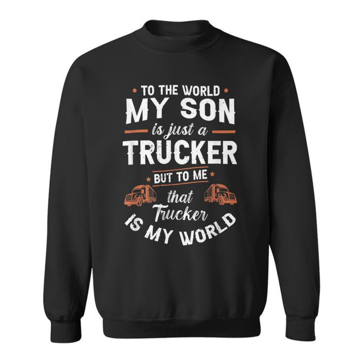 Trucker Trucker Accessories For Truck Driver Motor Lover Trucker_ V15 Sweatshirt