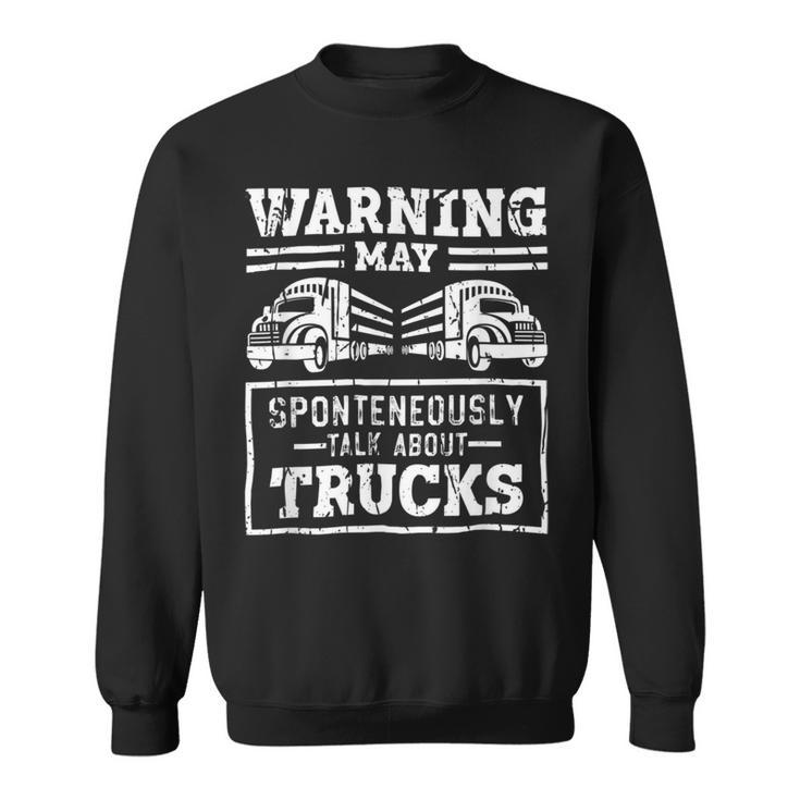Trucker Trucker Accessories For Truck Driver Motor Lover Trucker_ V19 Sweatshirt