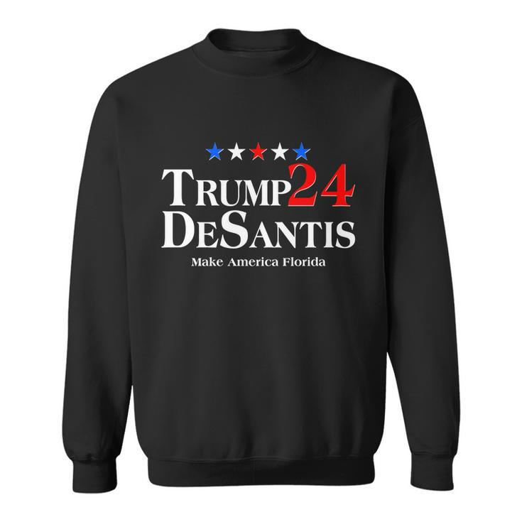 Trump Desantis 2024 Make America Florida Election Logo Sweatshirt