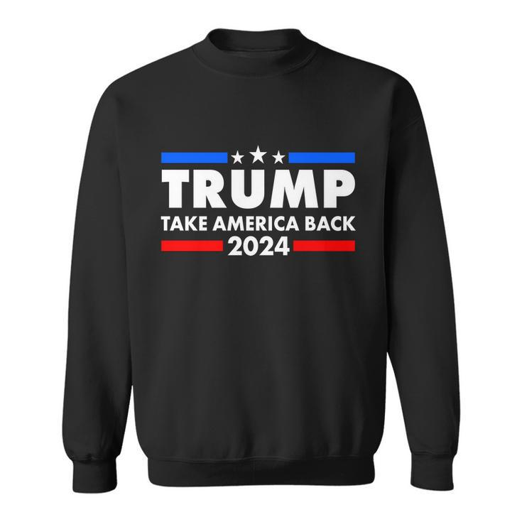 Trump Take America Back 2024 Election Logo Sweatshirt