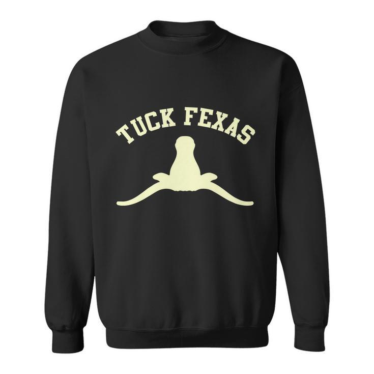 Tuck Fexas Horns Down Texas Tshirt Sweatshirt