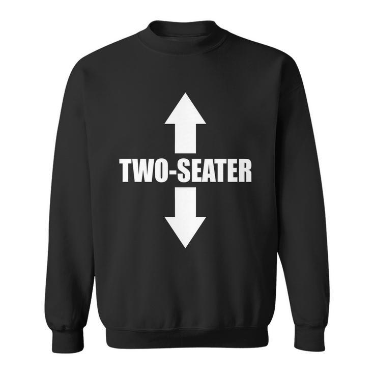 Two Seater Arrow Funny Sweatshirt