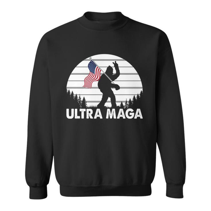 Ultra Maga Big Foot Sasquatch Tshirt Sweatshirt