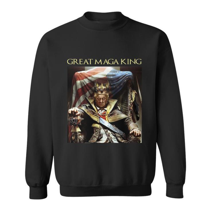 Ultra Maga Maga King The Great Maga King Tshirt V4 Sweatshirt
