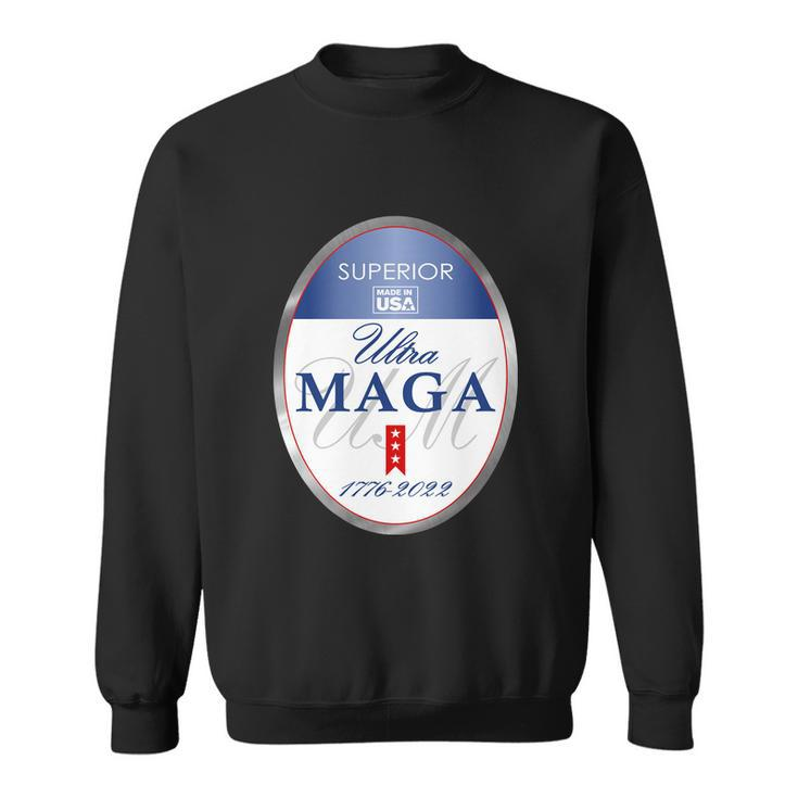 Ultra Maga Superior 1776 2022 Parody Trump 2024 Anti Biden Sweatshirt