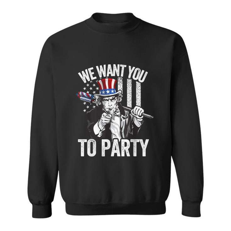 Uncle Sam Firework 4Th Of July Shirt Men American Usa Flag Sweatshirt